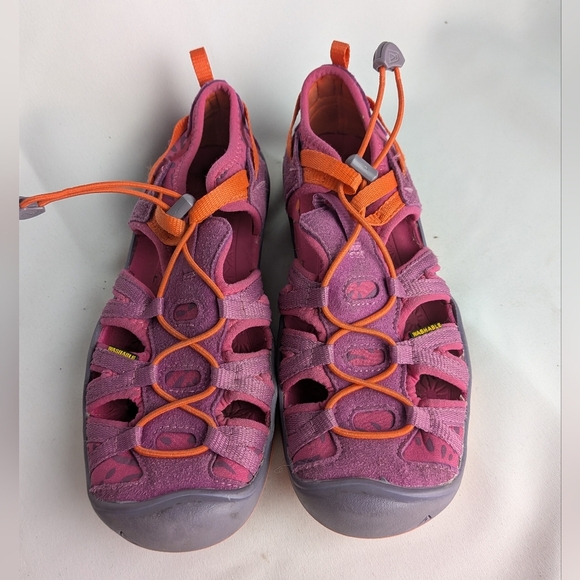 KEEN Kid Sandals Size 3 US Pink And Orange Washable - Picture 2 of 9